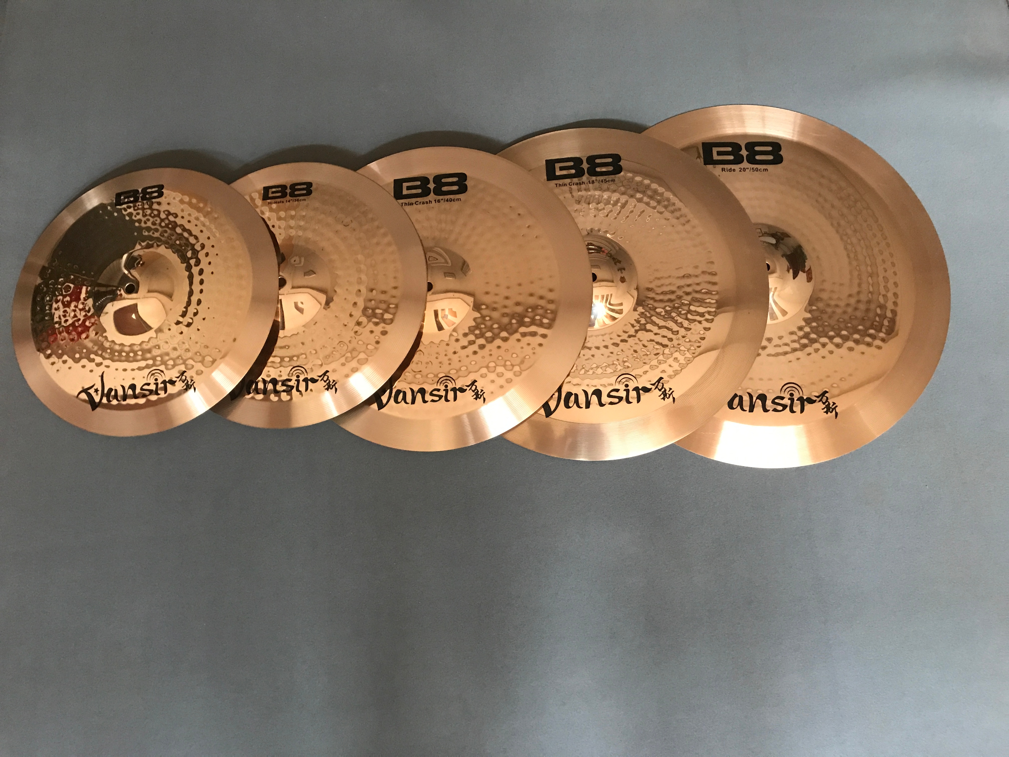 B8 Cymbals Gold