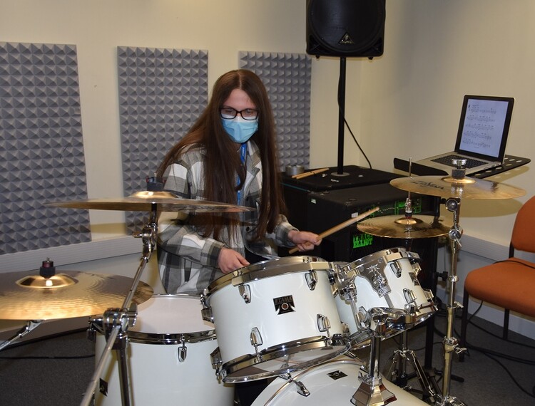 New status cymbals as Bradford College receives upgraded drum kit