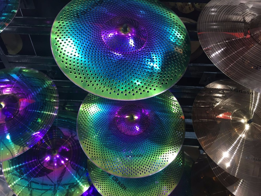 Colorful Silence cymbal Low volume cymbal Mute cymbal 