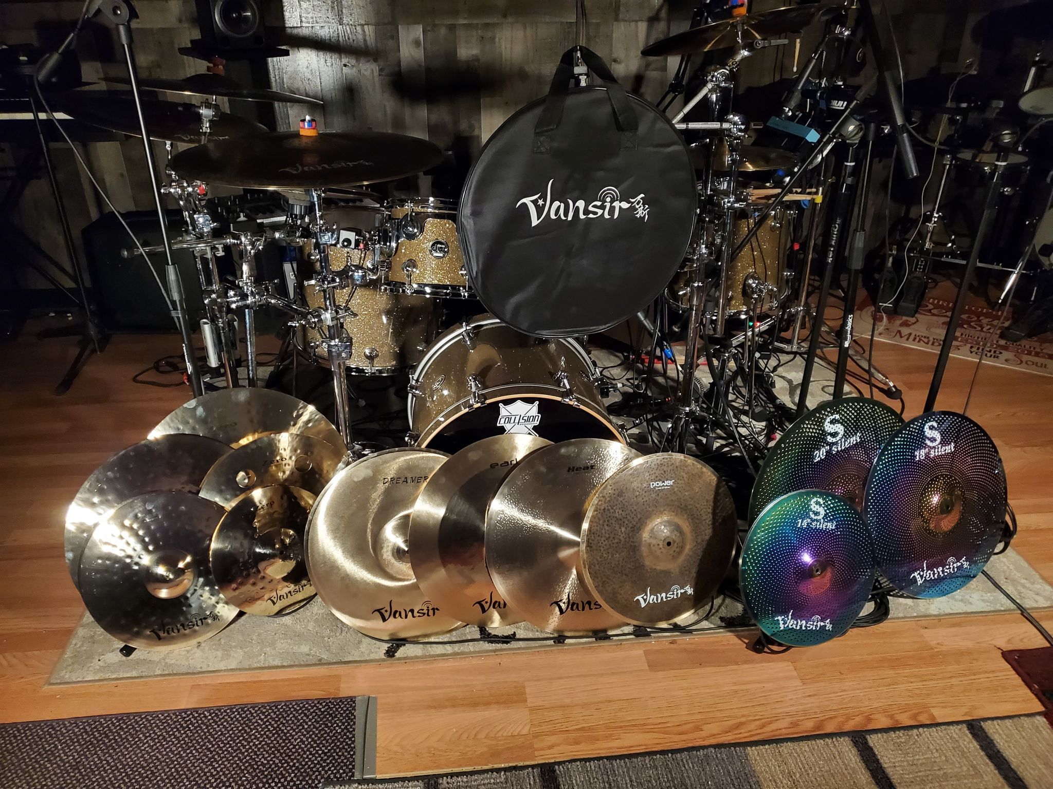 vansir cymbals perfect for the beginner or as practice set or drummer for of any style of playing