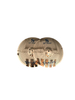 Vansir Polishing Silver Mute Cymbals set 14''HH+16''Crash+18''Crash+20''Ride+Cymbal bag
